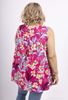 Picture of CURVY GIRL SUMMER V NECK SLEEVELESS TOP WITH LACE NECKLINE
